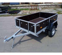 Оцинкований легковий причеп КРД-050100 (Бакеліт) 2.0*1.3м